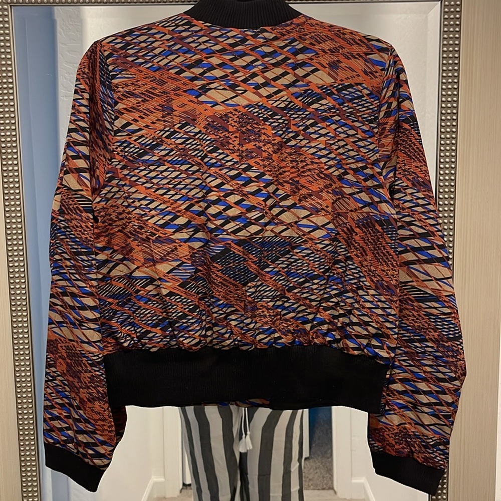 Multicolor Color bomber jacket size large - Picture 6 of 7